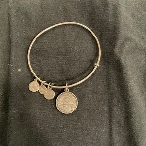 Alex & Ani Silvertoned Irish Claddagh Charm Bracelet